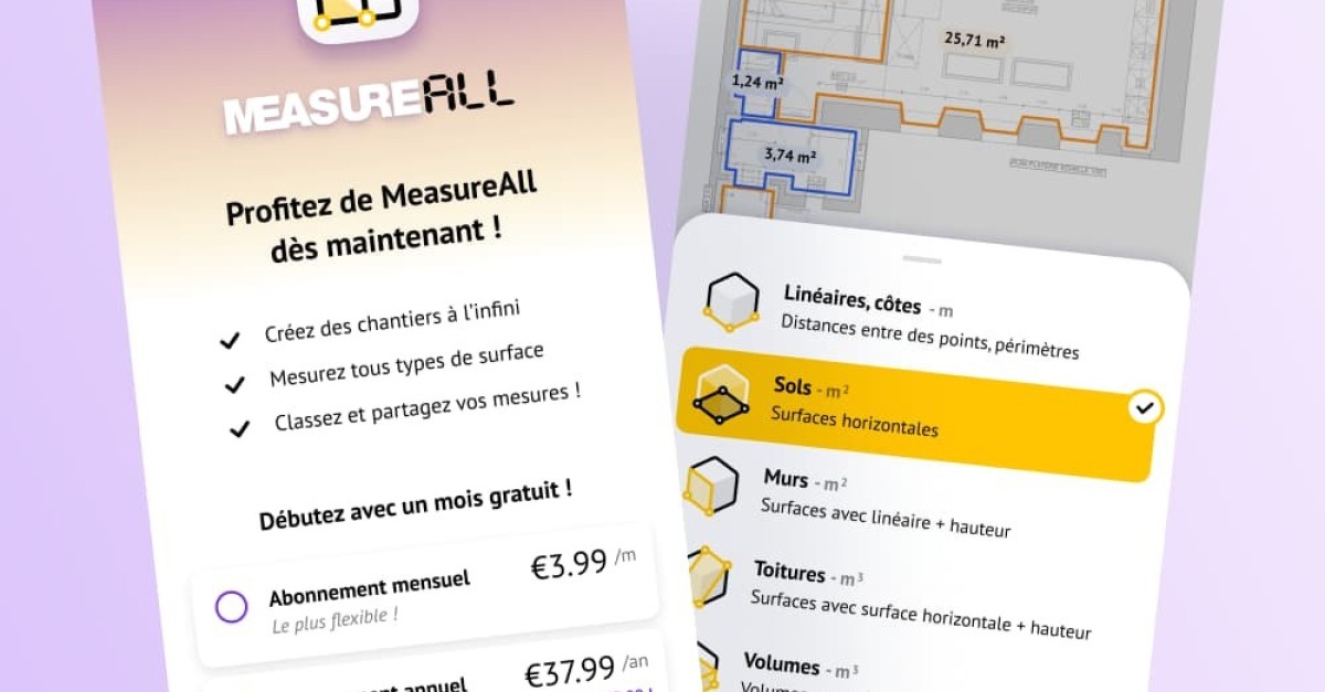 MeasureAll : UX/UI Design d’une app de prise de mesures sur plan ...